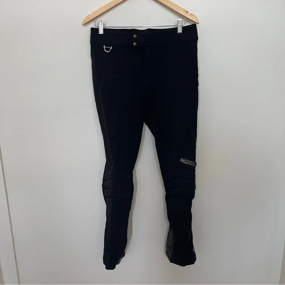 Spyder Mens Ski Race Snow Pants Padded Size 34 Fits Womens Large